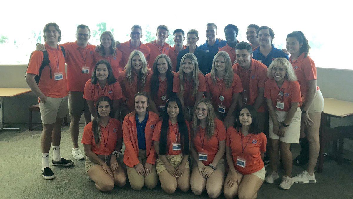 MarleneTromp's tweet image. Check out this awesome group of Orientation Leaders @boisestatelive!  So grateful for the amazing work they do to help our students land well and prepare for success at the university!