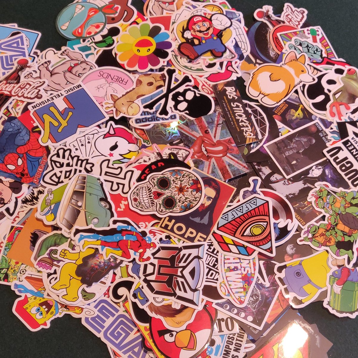 mapdev's tweet image. I'm bringing over 350 stickers of all sorts (not just dev) and am trying to get more still from co's. #stickerexchange #charitystartswithasticker