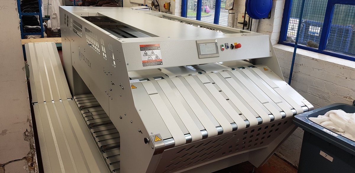 foltex_uk's tweet photo. A snug fit in her new home. A brand new AT230 towel folder on Merseyside! #foltex https://t.co/GJ0vs6a77G