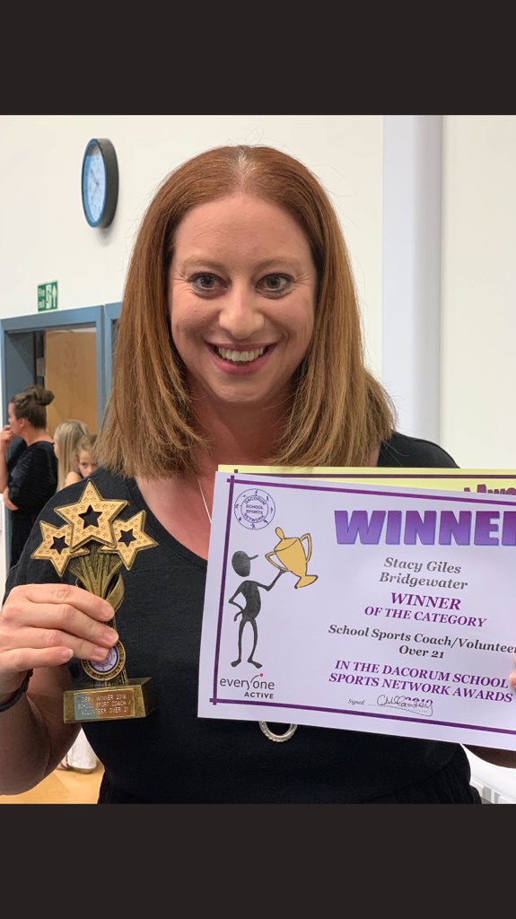 BWVolunteering's tweet photo. Well deserved nominations, awards and a win for our highly committed running club volunteers @Bridgewater_Sch at tonight’s Dacorum Schools Sports Network awards. @DSSN42 https://t.co/34L8ro2UXD