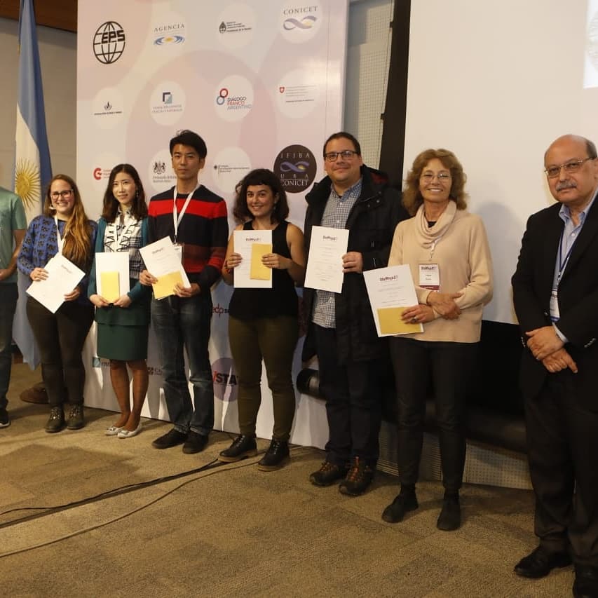 StatPhys27's tweet photo. Poster prize and poster ceremony of #StatPhys27 The argentinean edition has come to an end. https://t.co/FjdNZZ1jrQ
