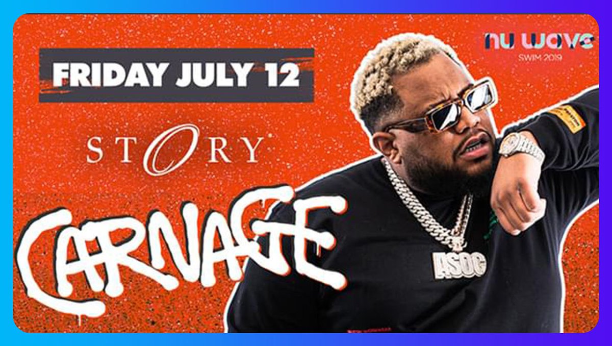 onesource_io's tweet photo. Don't miss @djcarnage during #MiamiSwimWeek tonight at @STORYmiami 🌊

Reserve your table ahead of time via #goblockparty and have the option to pay in either $BTC, $LTC, $ETH, $BCH, $BOXX or $USD

Reservations &amp; more info: 
https://t.co/fB3zeHlRj5

#miami #carnage #goblockparty https://t.co/aeiDdvOL4K