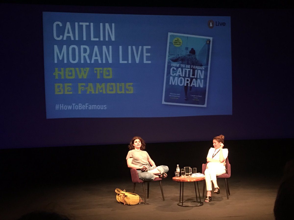 CarysL's tweet image. A hilarious night listening to @caitlinmoran chat about her book #howtobefamous - she’s even more badass, sexy and smart AF in person!!! Thanks to @leessii 💕