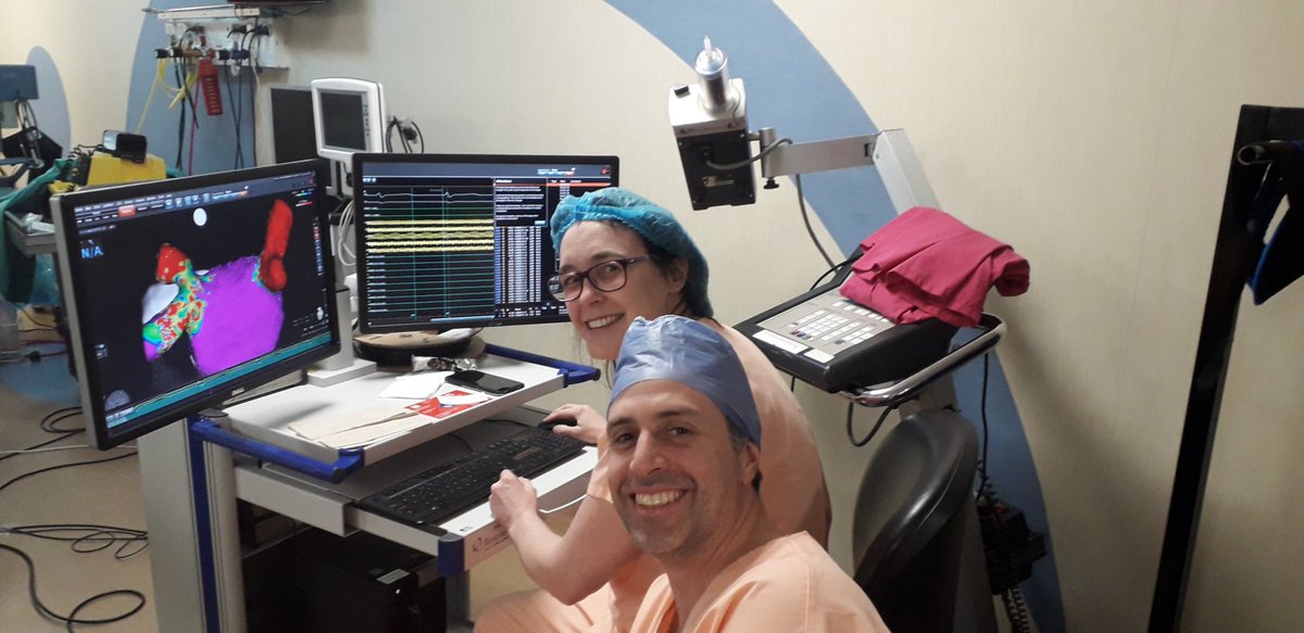 M__Mosca's tweet photo. Thanks @CarinaHardy4 for sharing your knowledge in a very challenging case (PVI + PW + Mitral annulus dependant flutter )  using #Carto3 #V6 #Confidense #HDcoloring #RippleMapping #STSF #BiosenseWebster 
@Alemunoz14 @ALFIEEP1 @nlcabanillas https://t.co/0cHK4LzpBk