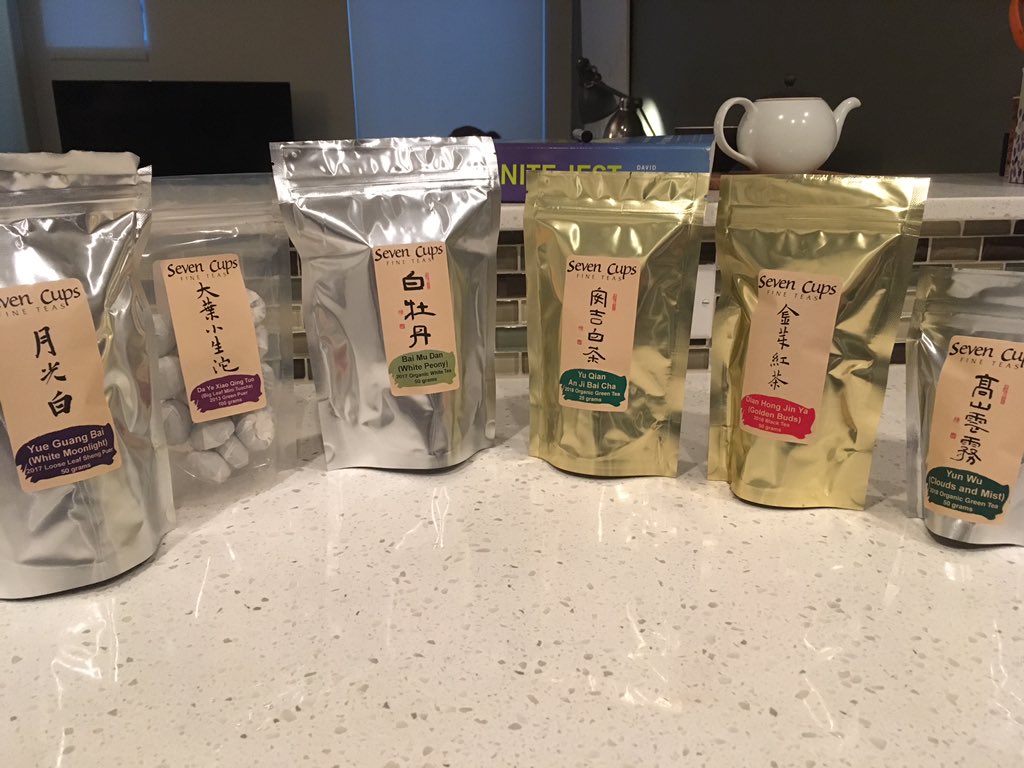 HeaTzArt's tweet photo. @Gladwell @teaepicure Welcome to the seven cups club.  I guess I would be a #teabro too, didn’t know it was a thing. https://t.co/BOtWXpLcVY