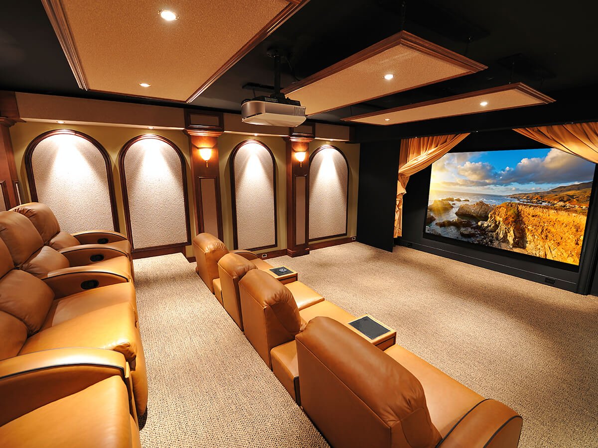 Bring the movies to your home. Here are 7 steps of a dedicated home theater. Call us today for a free consultation. bit.ly/32oGQsV