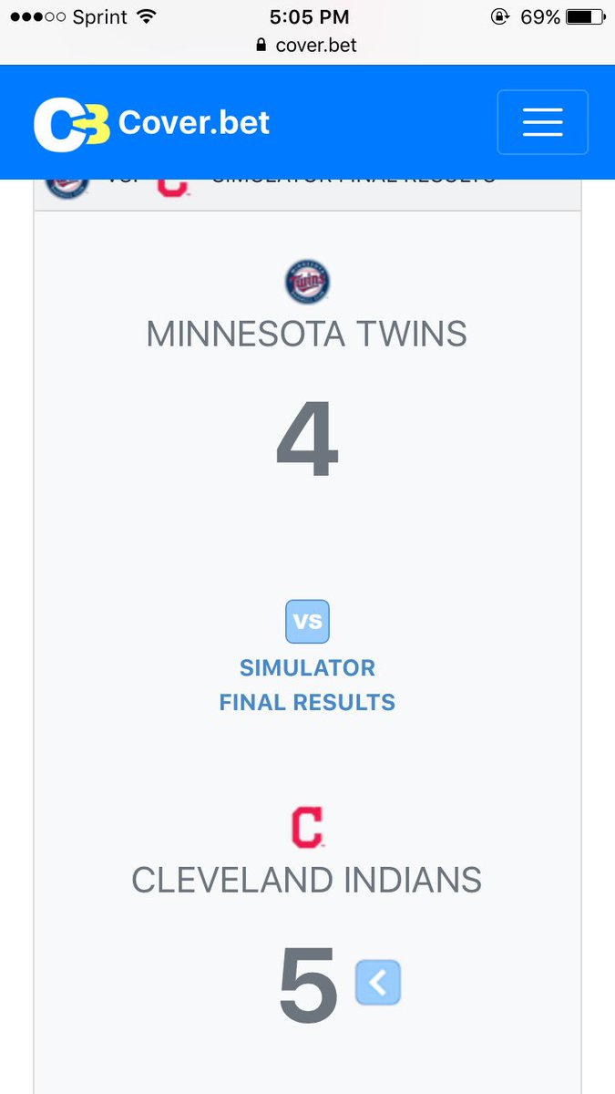 coverdotbet's tweet photo. Still not a member to https://t.co/0MkcBYZsZs ? Join today for a free #mlb #freepickoftheday #freesportspicks #twins #indians #clevelandindians #sportsbook #gambling #bettinh #sportsbook #theland #cleveland #premiumpicks #documentedhandicapper #sportscappers #sportshandicapper https://t.co/LXGnAWTHuA