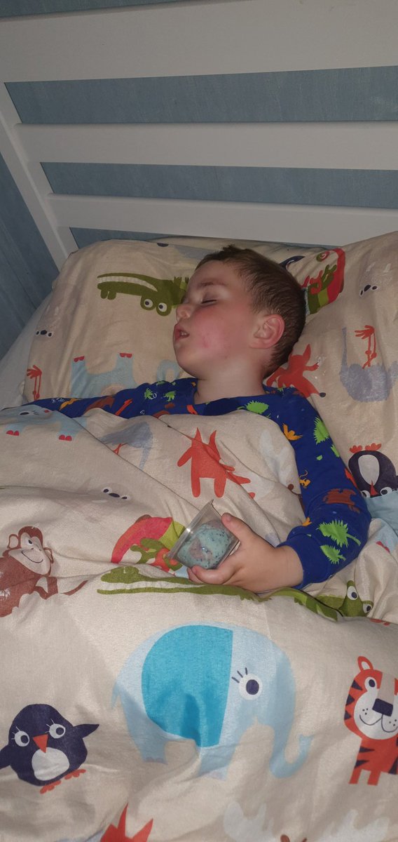 xDaniellex2014's tweet photo. @SunflowersMLP Jacob loved ur playdough that much hes gone asleep with it 🙈🤣 https://t.co/GFVGGUQkhL