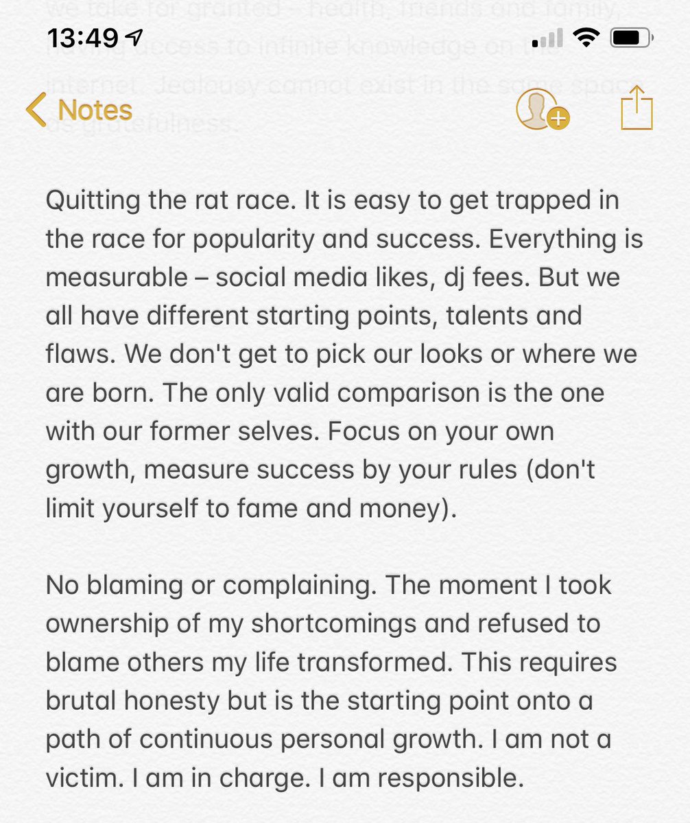 chrislake's tweet image. Jealously is something that is rampant in our industry. These words from Patrice Baumel should be read by all. Get rid of negative thinking and stay positive. Thank you Patrice.