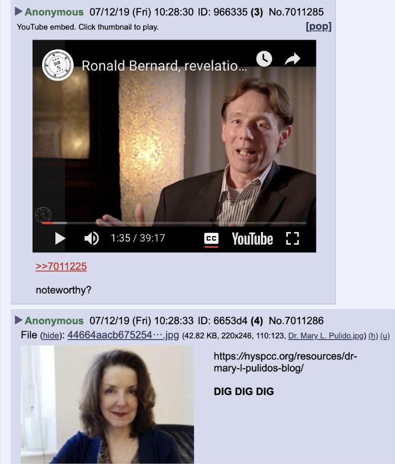 4. In researching what all  #QAnon was trying to tell us, one anon's response, linked me to the an -amazing- revelation by ex-insider, Ronald Bernard (right).  #Q