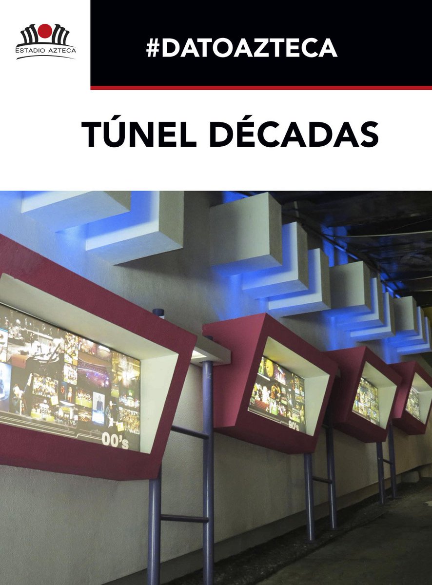 EstadioBanorte's tweet photo. #DatoAzteca En el “Túnel Décadas” se encuentran plasmados los retratos más memorables que se han vivido en el majestuoso @EstadioAzteca 🏟
Los detalles los podrás conocer en el #TourEstadioAzteca, consulta el calendario de julio en https://t.co/ADVO8GpCxg https://t.co/cNTwwChAkc