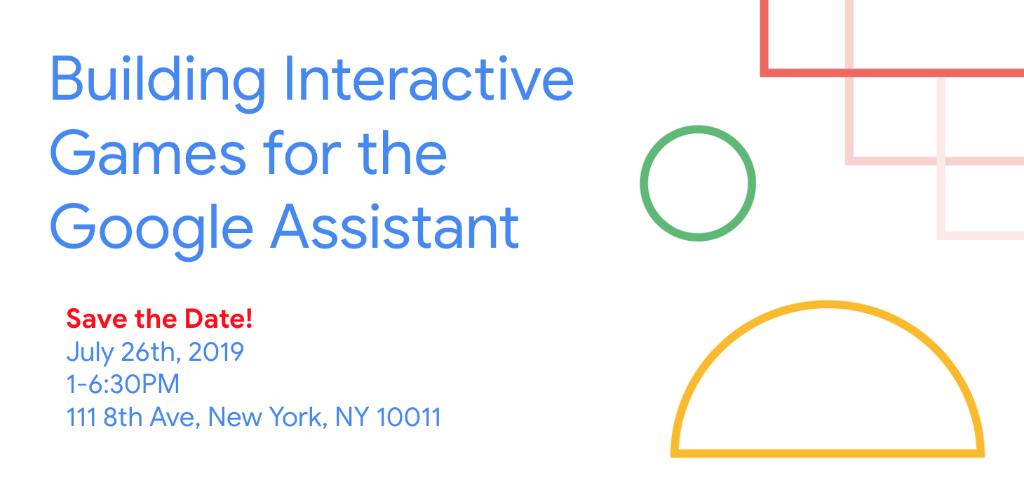 Interactive Game Workshop on July 26th, 1pm in NYC. RSVP today.
