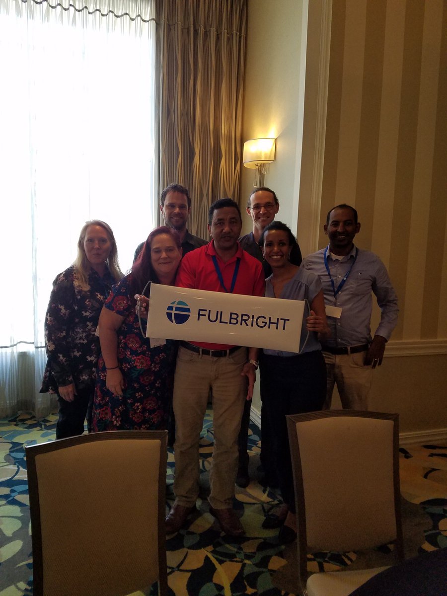 Part of the #Fulbright 2019-20  group about to embark on a great adventure in Ethiopia!