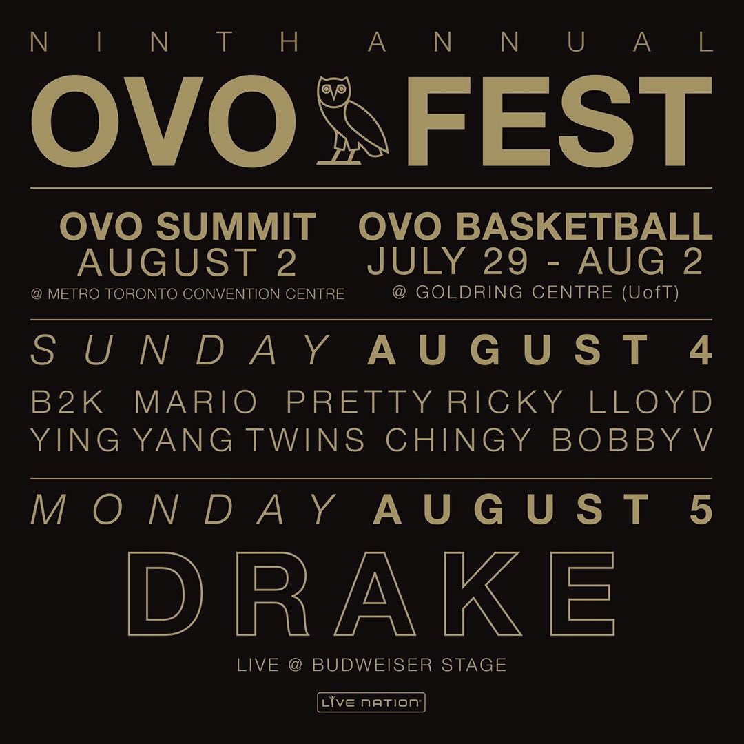 2019OVOFEST's tweet photo. 🦉OVO FEST GIVEAWAY🦉
WE ARE GIVING AWAY 3 TICKETS TO OVO FEST 2019! HOW TO ENTER: FOLLOW @2019OVOFEST, RETWEET THIS TWEET, &amp; TAG 2 FRIENDS YOU WANT TO GO WITH! ANNOUNCING WINNERS AUGUST 1st, 2019! GOODLUCK! 😎👌🏼 https://t.co/LWksGdv8PN