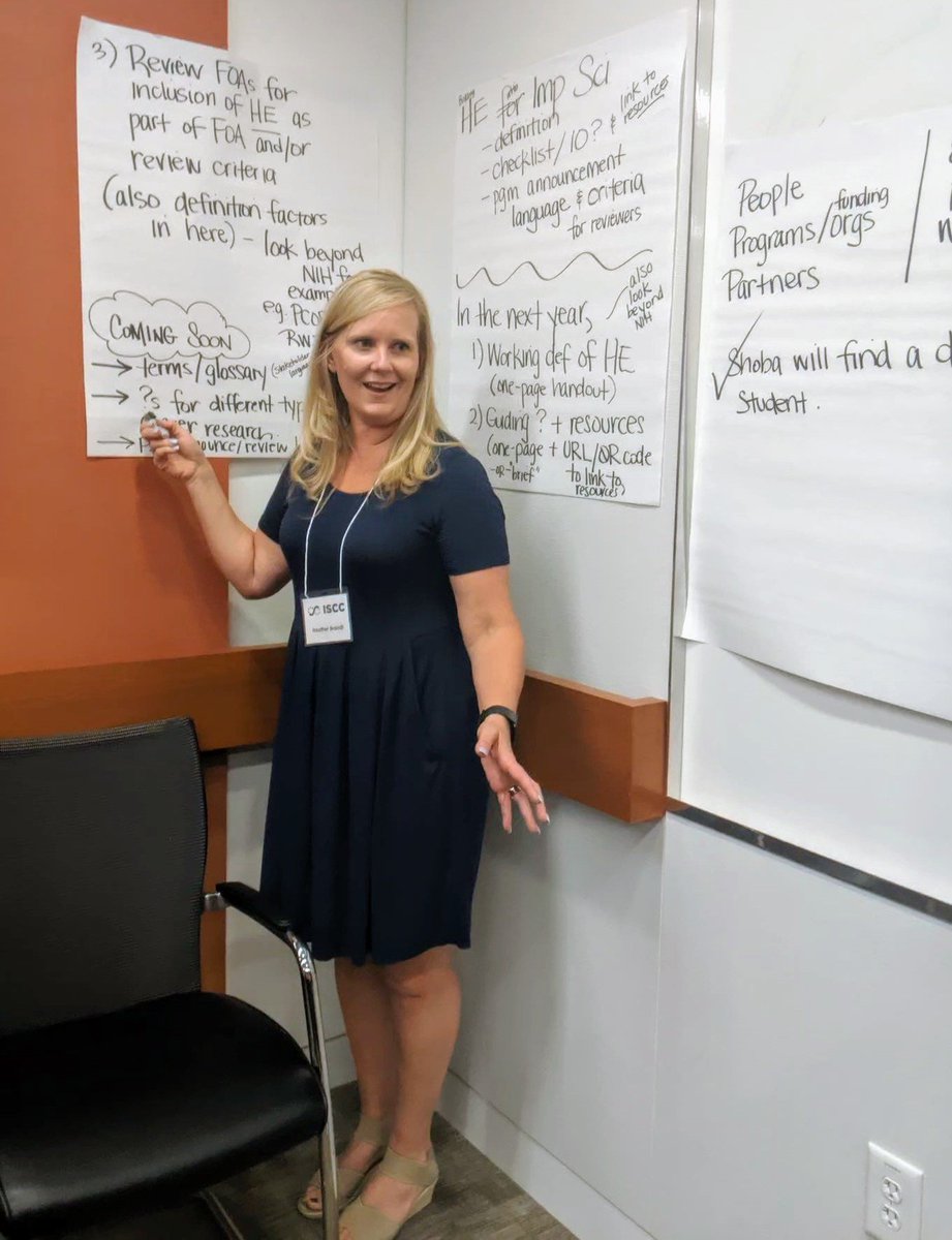 DrRachelShelton's tweet photo. Shout-out to our amazing Health Equity and Context working group members at @NCI_ImplSci #ISCC19 this week! It was inspiring and energizing to facilitate this group w/ @PrajaktaAdsul! Too many to name, but thanks to @gcolditz @Maria_e_prof @BlondeScientist who are on Twitter! https://t.co/9QRa9deivY