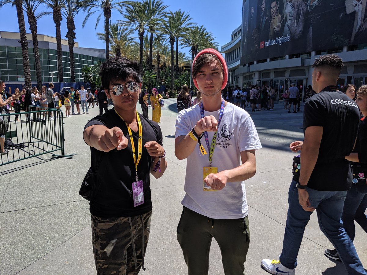 ivangbm's tweet photo. Finally got to meet @GettisonMadann at Vidcon 2019!!!! #TeamFredNet #Frederator @ChannelFredNet https://t.co/H4SSLMUxc3