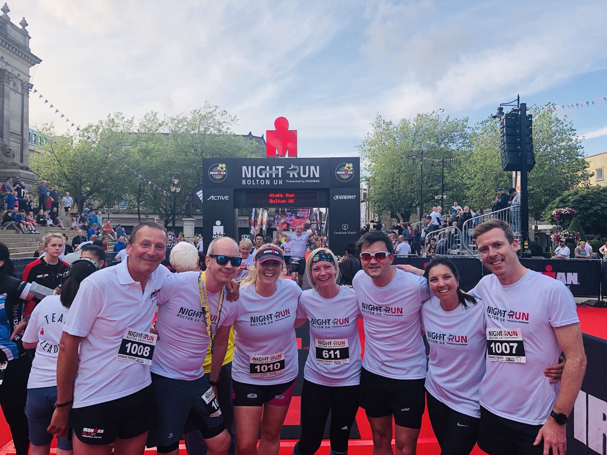 JoanneMurphy_'s tweet photo. Job done, first race since Jan 1st, great atmosphere &amp; fun along the 5k route of @Ironman_UK Night Run.  #itsallsboutthemedal #whoop 🏃‍♀️🎤👊🏻 https://t.co/pDZ91pWOJB