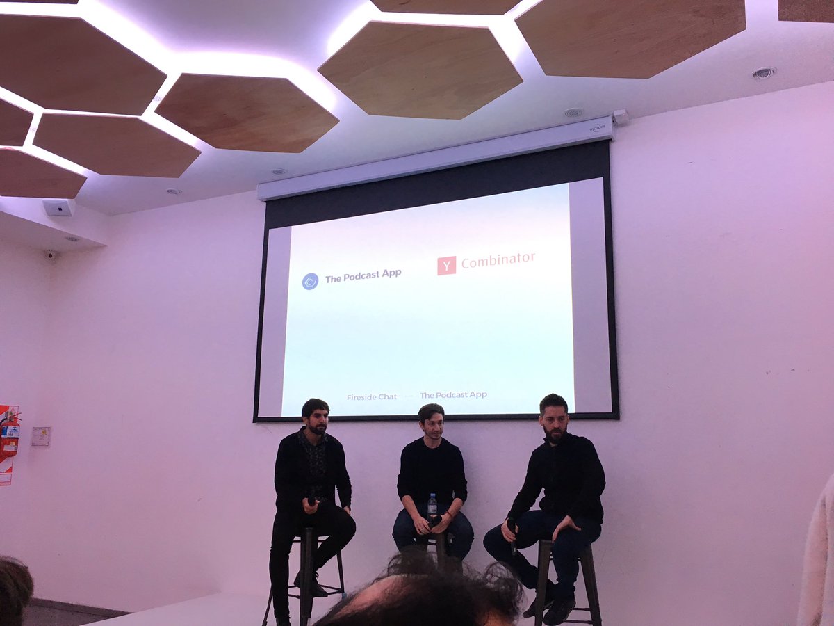 Presentes en la charla de <a href="/thepodcastapp/">Podcast App</a> donde nos cuentan su experiencia en <a href="/ycombinator/">Y Combinator</a>