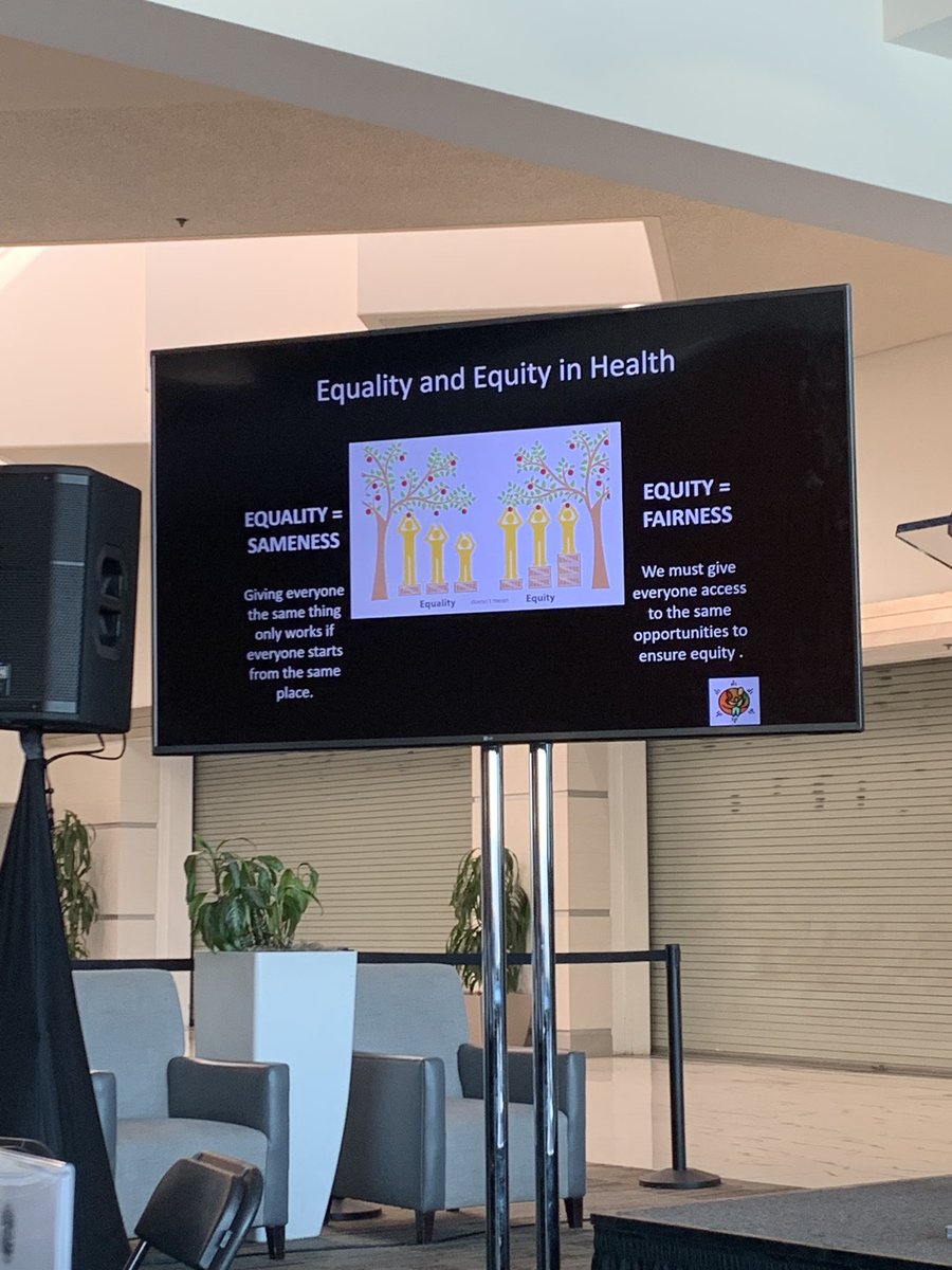 AliciamoMD's tweet photo. Ken Wells (@UCLAGIM) and Felica Jones (HAAF) explaining how academic institutions and community organizations can work together to address #SocialDeterminantsOfHealth #C4WE https://t.co/etznmDbUkV