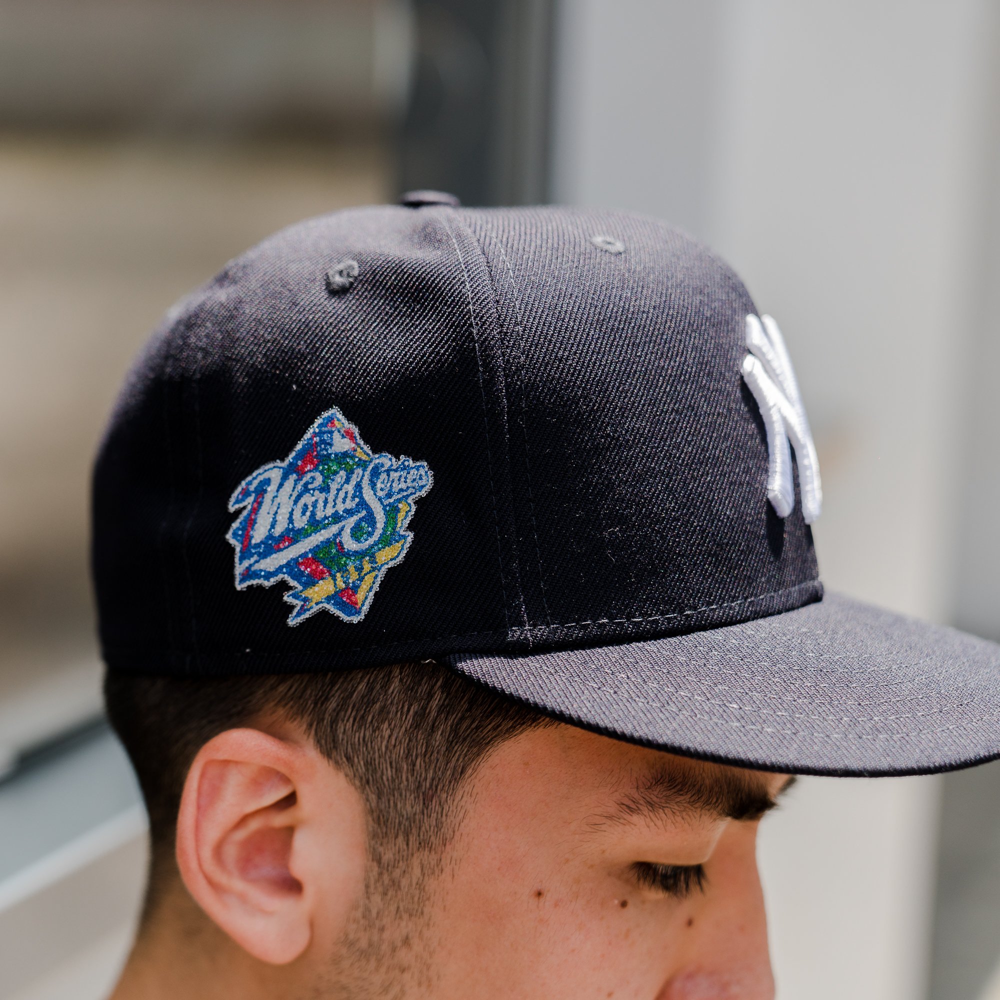 swarovski fitted hat