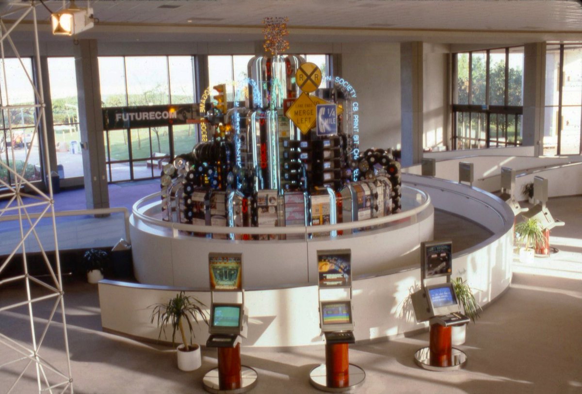 EpcotLegacy's tweet photo. With its windows covered, sleek interiors concealed &amp; then closed to the public, it's so easy for our community to write-off CommuniCore when it could so easily (and economically) become a wonderfully welcoming weather-controlled environment once again. https://t.co/BohOZ5U3jr