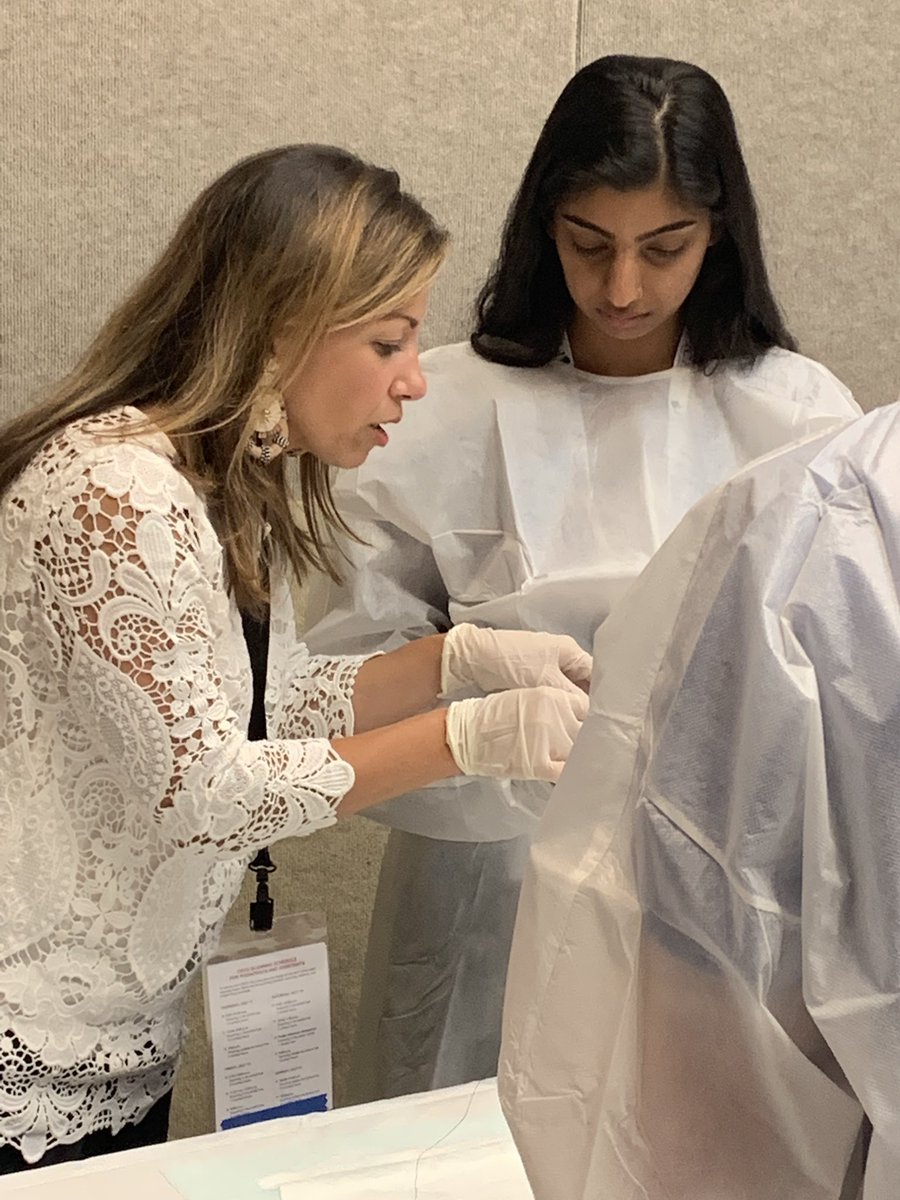 APMA's tweet photo. Todayโs Step Into Podiatry event featured a hands-on suture workshop with high school and undergrad students from all over the country. #APMA19 https://t.co/6QqIrmPHhO