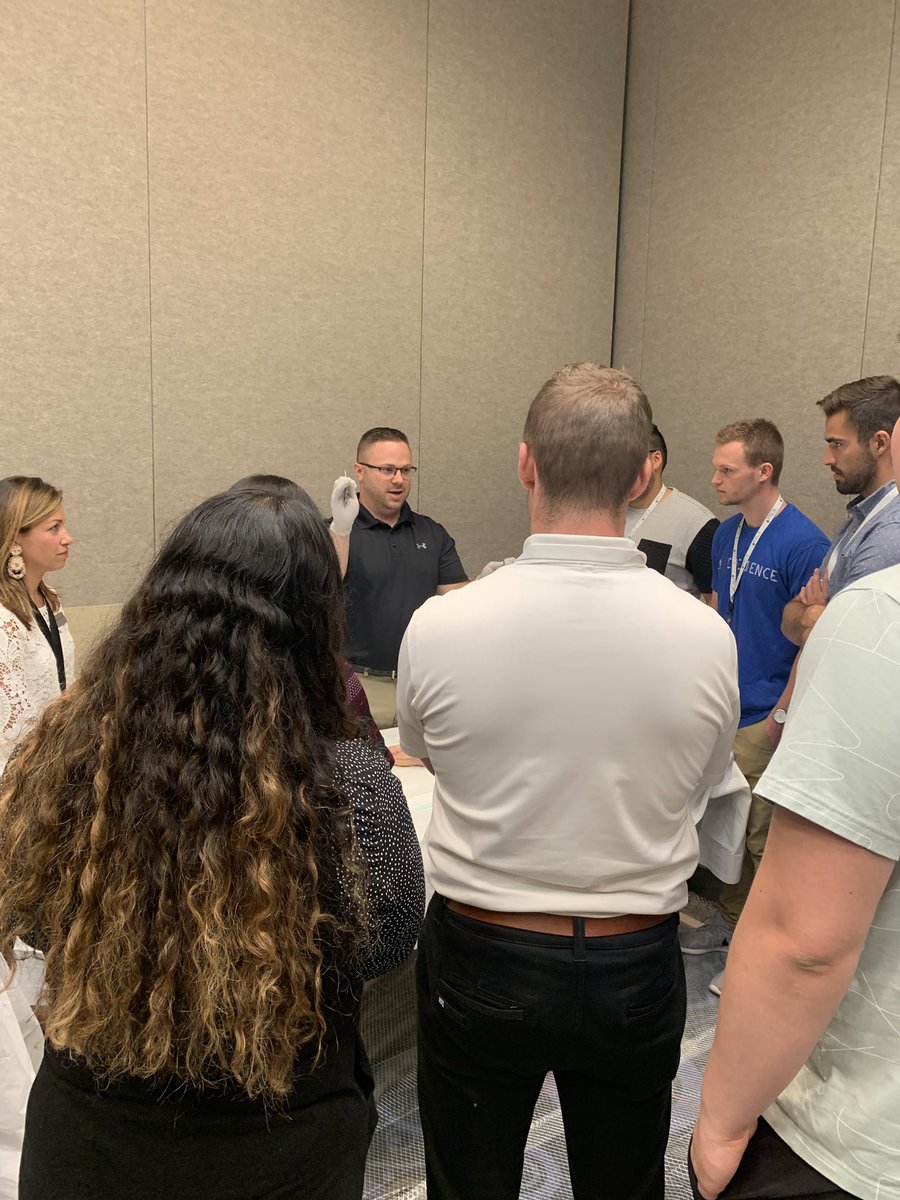APMA's tweet photo. Todayโs Step Into Podiatry event featured a hands-on suture workshop with high school and undergrad students from all over the country. #APMA19 https://t.co/6QqIrmPHhO