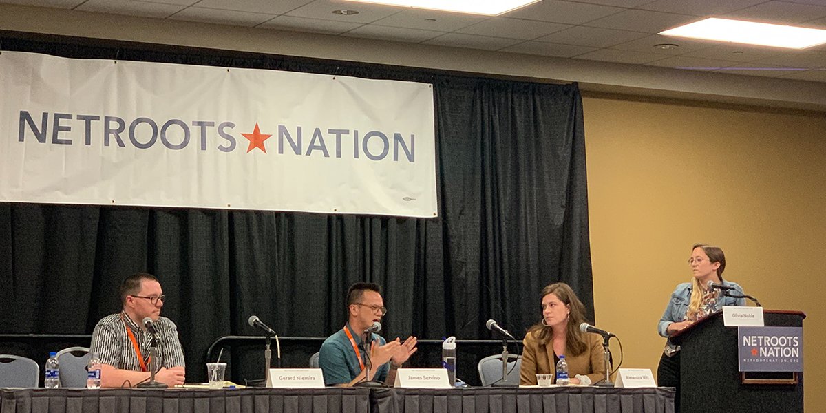 HRC at Netroots Nation in Philadelphia.