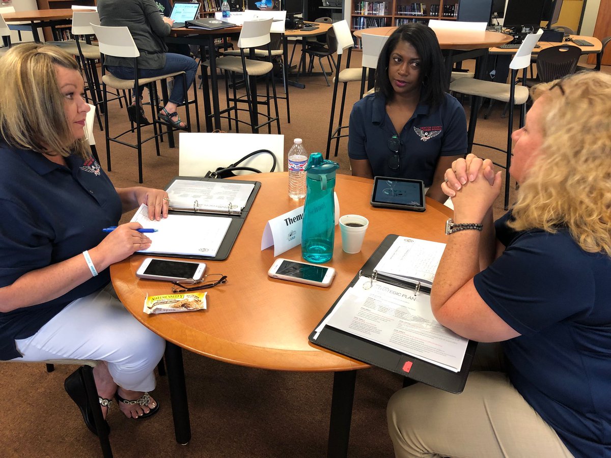 Our admin team is ready for a fabulous year!!! <a href="/Everett_A_/">A Everett</a> <a href="/DrFish_ncts/">Jo Anna Fish</a> <a href="/JeanieWhitehead/">Jeanie Whitehead</a> #ncssbethebest #nctspride