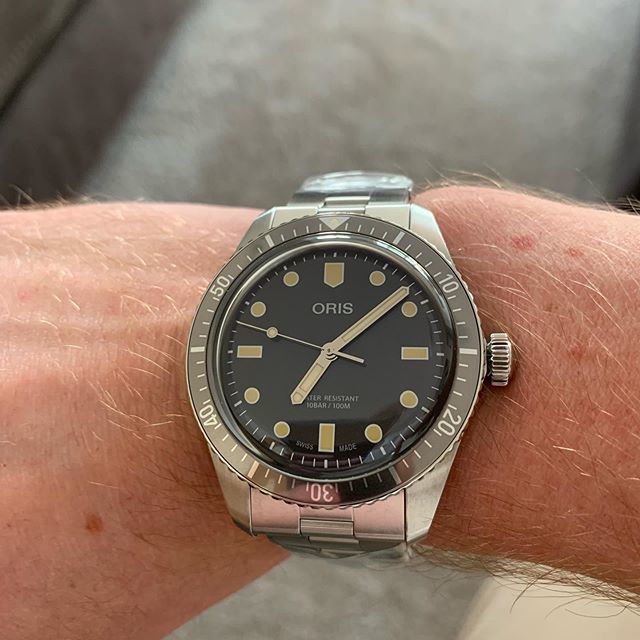 rossm8's tweet photo. Very lucky to have nabbed one of these #oris #hodinkee #orishodinkee https://t.co/UKq2L1eRHP https://t.co/Jyt7hYCbz8