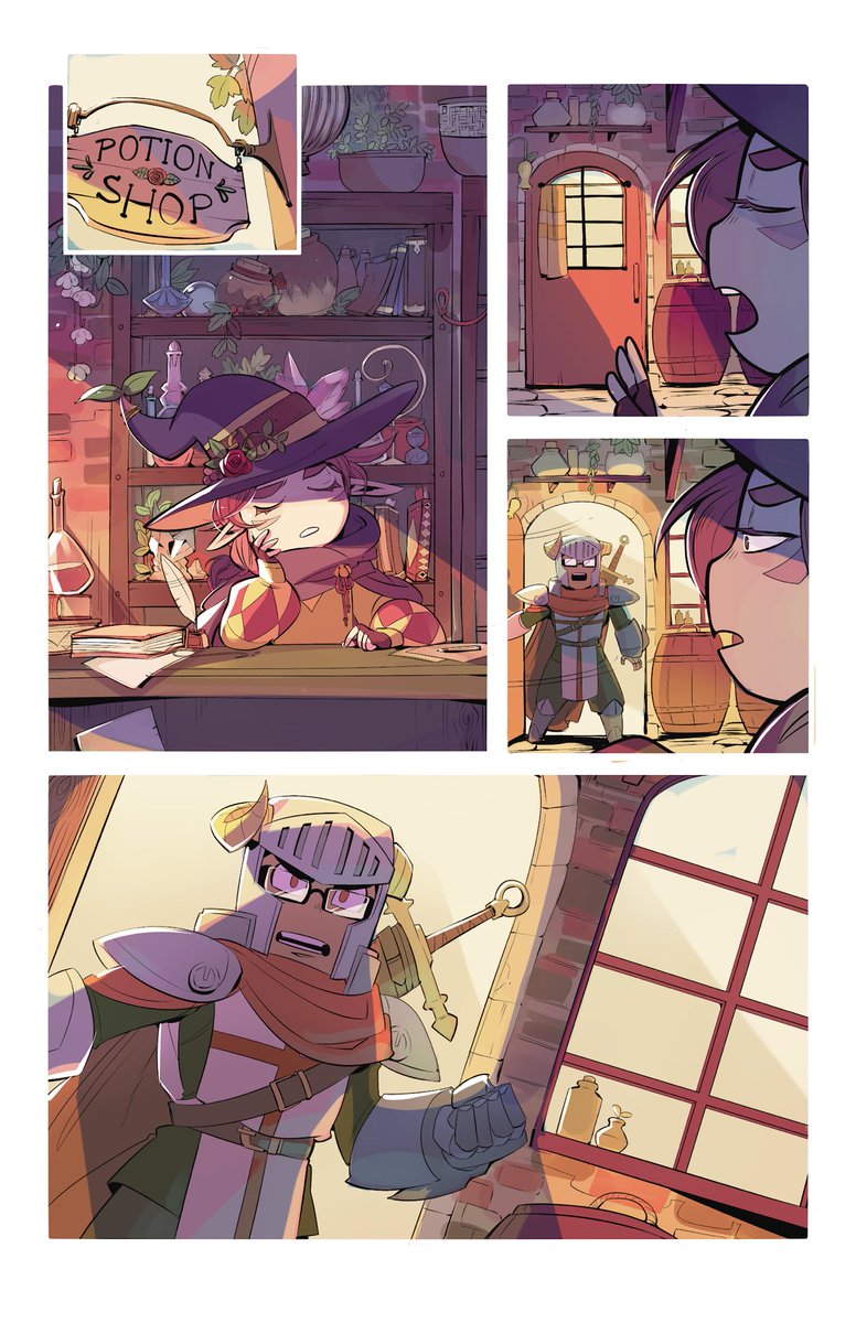 Here's a little comic I started foreeeever ago and never finished. And now that my laptop was stolen it may never really be finished??
The title was Love Potion For A Warrior and these are the only pages I could find/salvage!