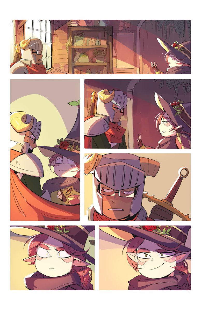 Here's a little comic I started foreeeever ago and never finished. And now that my laptop was stolen it may never really be finished??
The title was Love Potion For A Warrior and these are the only pages I could find/salvage!