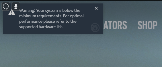 Pidjenn's tweet photo. @UbisoftSupport My R6 Siege started saying I was below minimum system requirements yesterday and my fps dropped from 140 ish to 80-90. Nothing in my system has changed and the game ran fine for about half a year now on it. I attached a screenshot of the notification that came up. https://t.co/Pgscjxk92l
