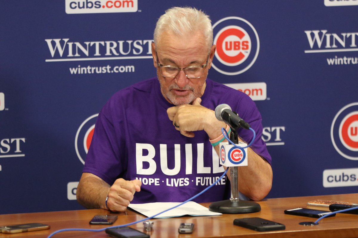 Cubs's tweet photo. For 50 years, @buildchicago has engaged at-risk youth to help them realize their potential and contributions to our communities. #RespectCommunity https://t.co/ls2Z5dILoY