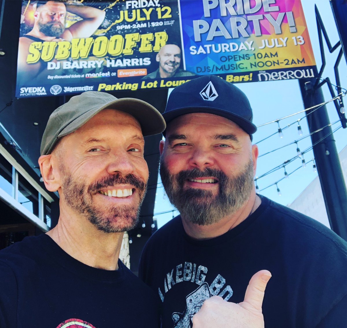 Barryharrisprod's tweet photo. San Diego Pride 2019!! WoooHooo! Iโm here and ready for the Subwoofer Party tonight at The Merrow!!! #SanDiegoPride2019 #Subwoofer #TheMerrow #DjBarryHarris https://t.co/zDiKTZZSYP