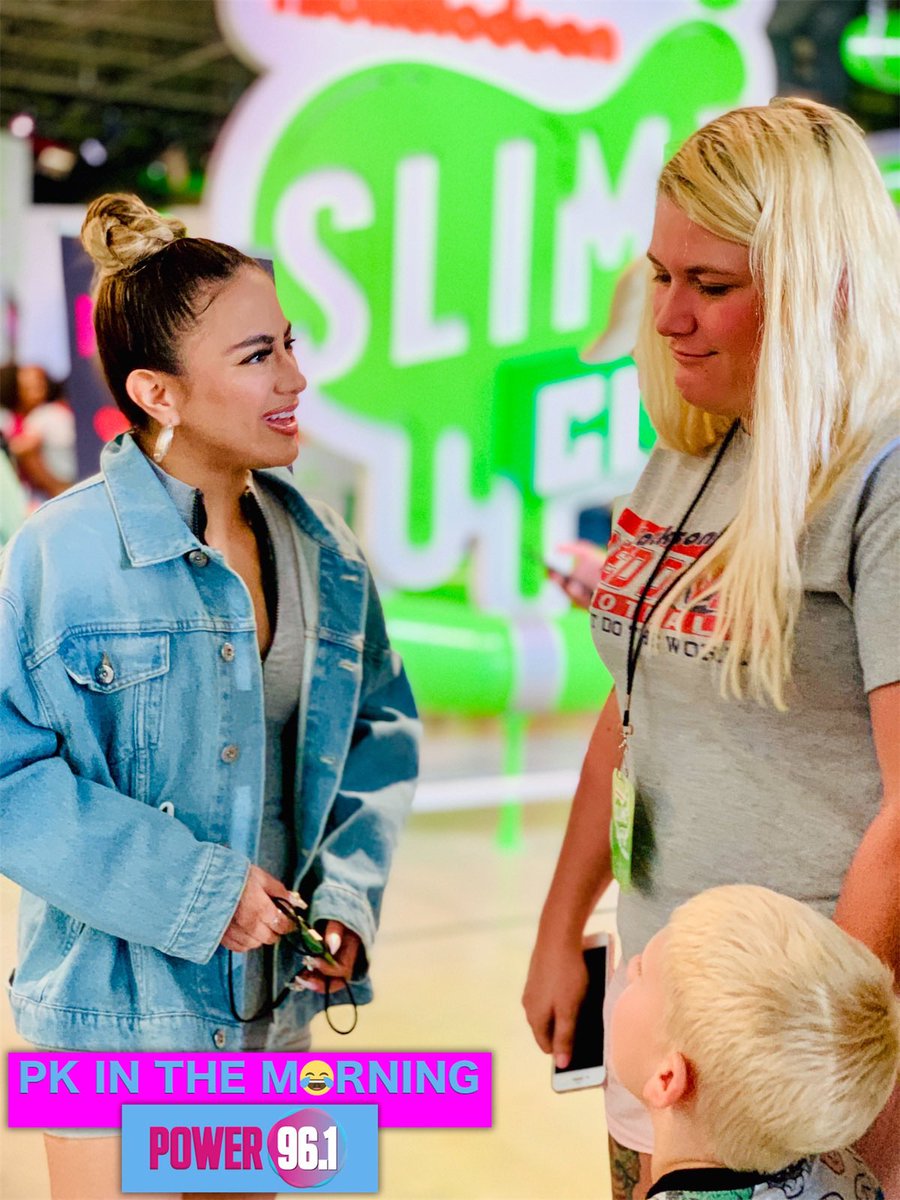 PKintheMorning's tweet photo. Always a blast hanging with @AllyBrooke !!! We should run it back.  😳😉🤣 

And next time come host our show. We’ll change the name to ‘Ally in the Morning’ and I’ll be your button pusher. 👌👍

#PKintheMorning #slimeAcite @POWERATL https://t.co/dmZCWSMuKJ