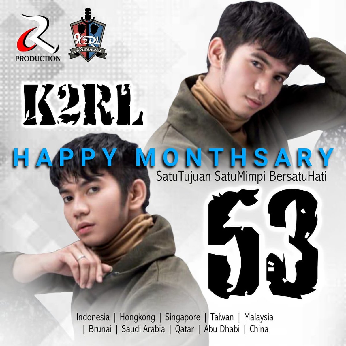 SELAMAT 53 Bulan K2RL -INDONESIA  LUAR NEGERI

Doa yang ke 53 bulan ini adalah semoga K2RL Indonesia luarnegri makin kompak, makin solid, selalu mensupport &amp; mendukung <a href="/da2_rizki123/">RIZKIRIDHO 2{R} REAL</a> <a href="/da2_ridho/">Ridho 2{R}</a>  doa yg terbaik pokoknya Sukses buat karya² amiin