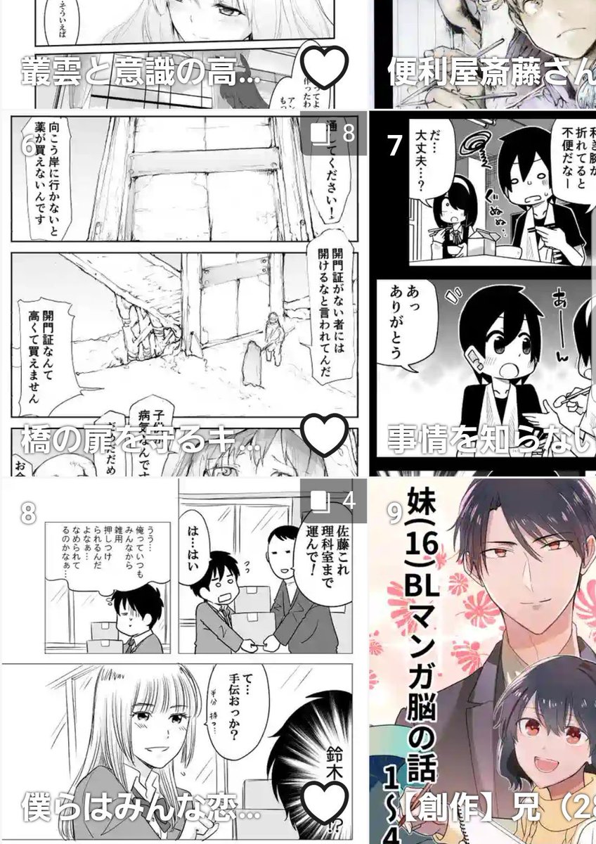 pixiv漫画デイリーランキング8位でした！こっちの続きも描きたい！！ 