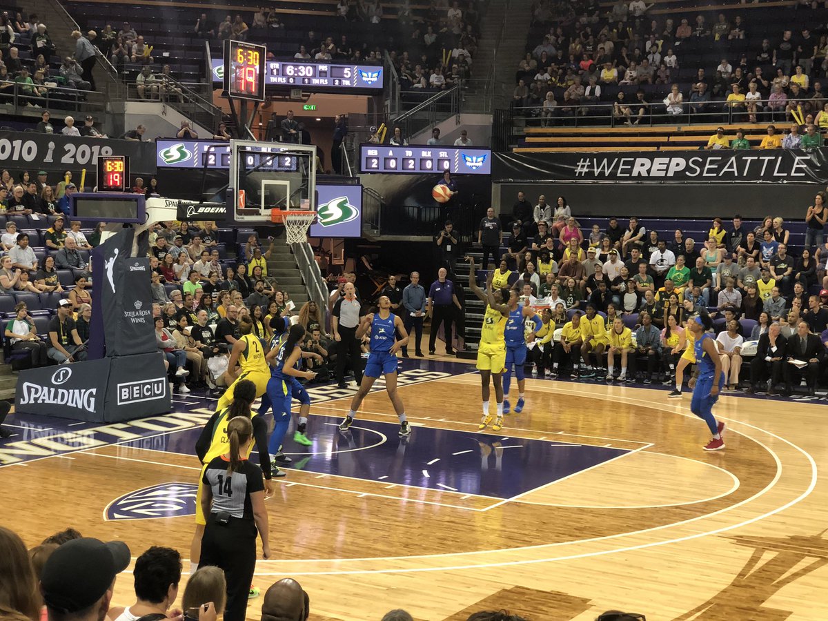 HeathBennett_'s tweet image. The @seattlestorm crowd with a big Seattle welcome to World Cup Champion Megan Rapinoe at tonights game!
#USWNT #WeRepSeattle