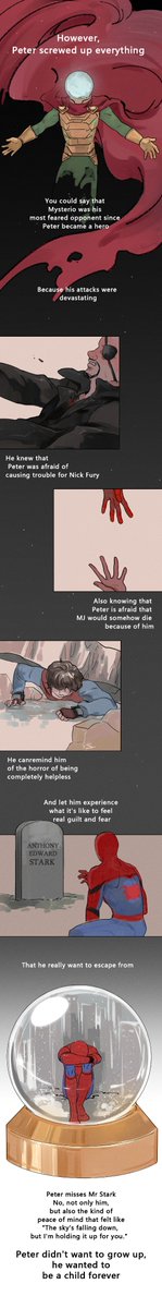 #SpiderManFarFromHome Peter Parker didn't want to grow up.(English ver. part1) 