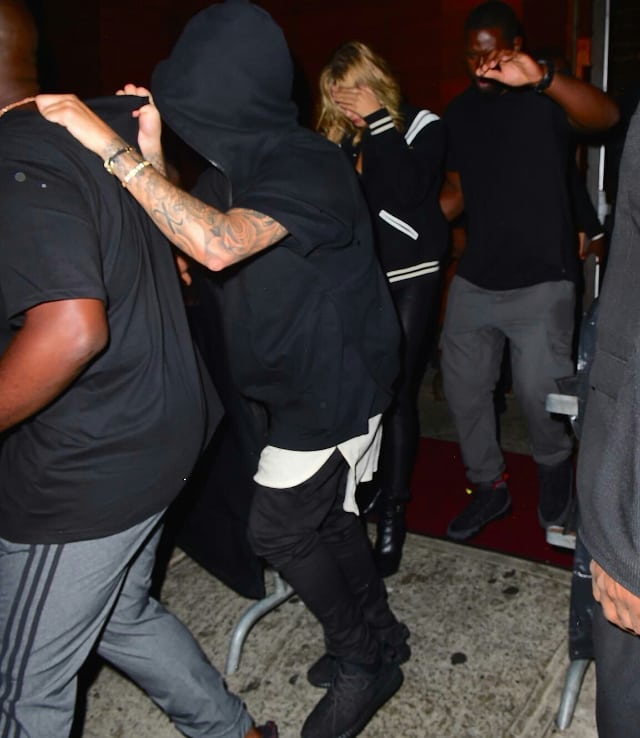 September 9, 2015: Hailey and Justin leaving a club in New York.