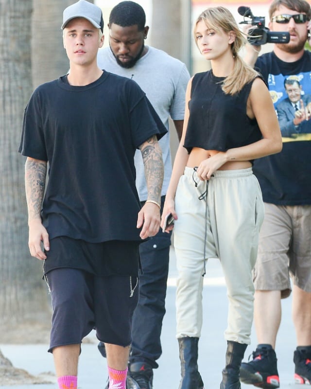 October 7, 2015: Hailey and Justin out in Los Angeles.