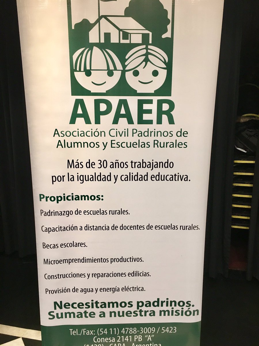 gabcros's tweet photo. Acá en Cena Anual y Fundraising de #APAER https://t.co/xj5wWkuEd1