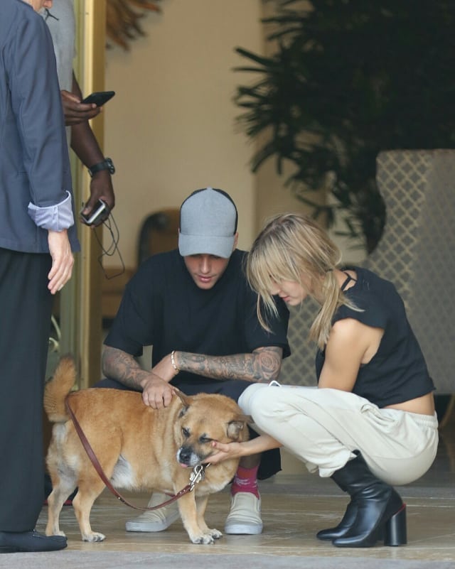 October 7, 2015: Hailey and Justin out in Los Angeles.