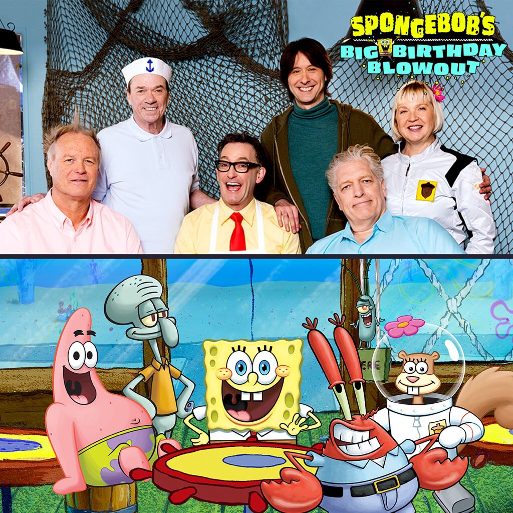 Like if these 6 people gave you the best childhood 💛 
#HappyBirthdaySpongeBob