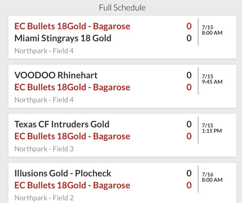 ECBullets2020's tweet photo. TC/USA Nationals is in the ATL!!  Here is our pool schedule for next week @TCUSANationals @TCSFastpitch @EastCobbBullets https://t.co/P5RTJGVW3w