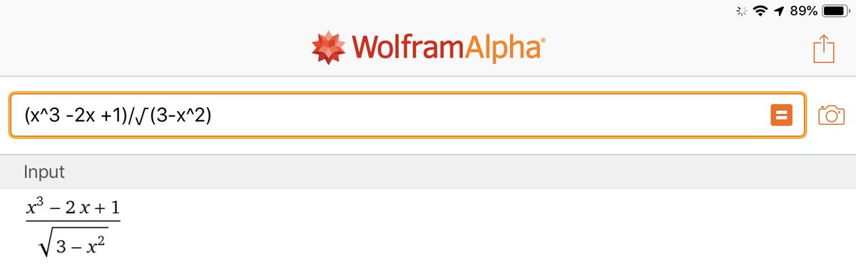 Ada sebuah aplikasi bernama wolframalpha untuk menuliskan rumusan coding sederhananya (gambar kedua penulisan yang satu baris).