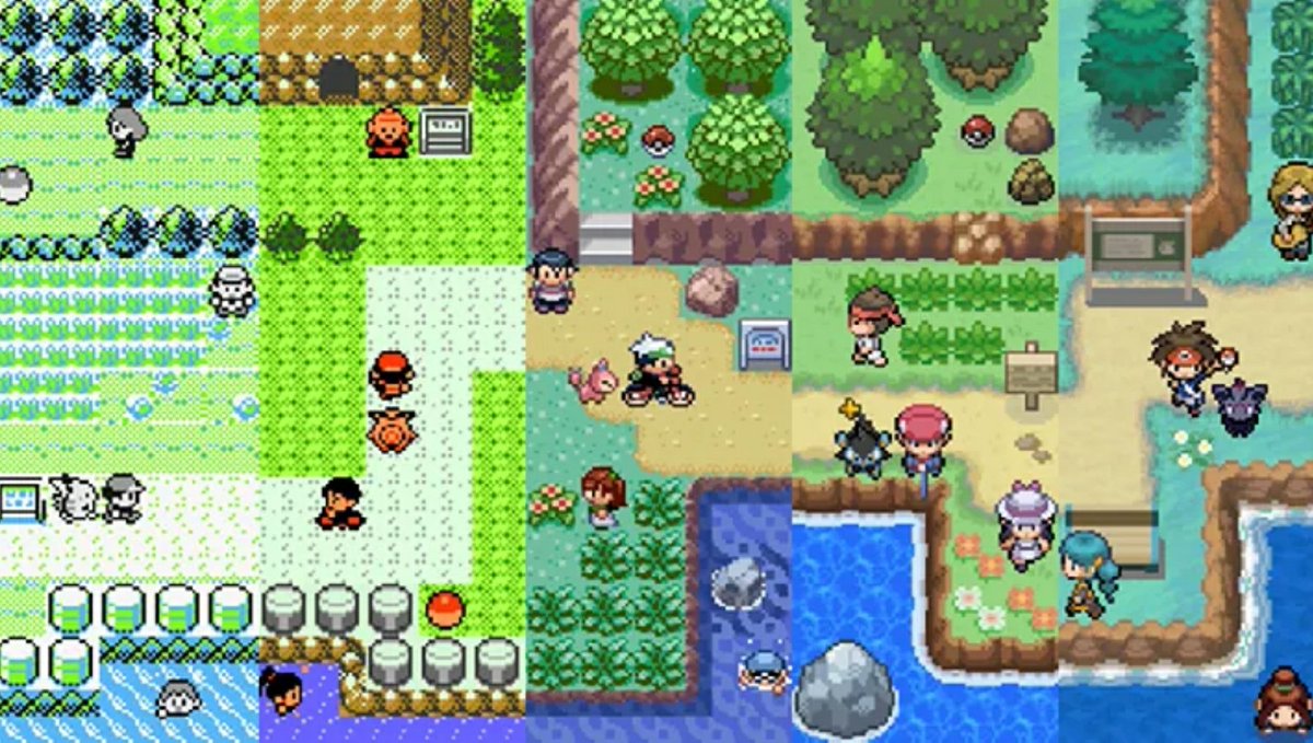 BlueMunching's tweet photo. No matter if it was original or remake, #GameFreak really did a fantastic job changing the 2D Pokemon graphics in a really impressive way over the years. #Pokemon #2DPokemon https://t.co/2aPL8TZHBo