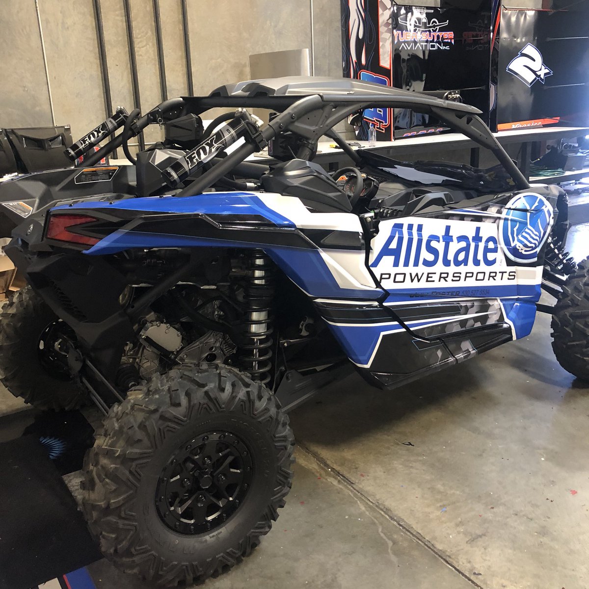 SharrahKevin's tweet photo. Can-am side by side done for Allstate Powersports!!

 (KSD design/print/install) https://t.co/8CeyQJEKln