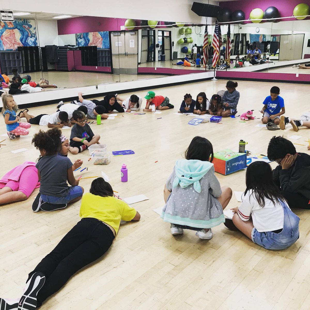 GasolFoundation's tweet photo. #ENERGY 🚀campers are learning all about the importance of Emotional Well-being this week 😀😂😔😁😡😆😤😄 😩🤗🥺🤣
#GasolFoundation #YMCA #HealthyGalaxy #ZeroChildhoodObesity #MakeItHealthyMakeItFun #HealthyHabits #4Planets https://t.co/NrlIzVNmDG